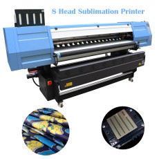 8 Head  4720 1.8m 280Sqm/H High Speed Sublimation Printer For Clothes Printing