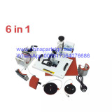 15*15 inches (38*38cm) 6 In 1 Combo Heat Press Printing Machine For Mug Plate T-Shirt And Cap