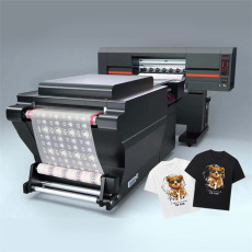 4 Heads 60cm Digital DTF printer (direct to film) with powder machine for T-shit making