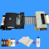 A3 Size Heat Transfer PET Film DTF Printer + Shaking And Heating All-in-One Machine For T-shirt Printing
