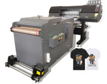 Four 4720 Heads A3 SIZE Digital DTF printer (direct to film) with powder machine for T-shit making