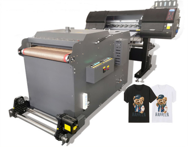 Four 4720 Heads A3 SIZE Digital DTF printer (direct to film) with powder machine for T-shit making
