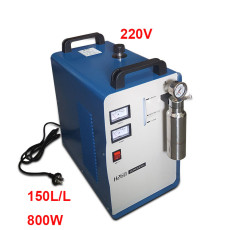 150L/H 220V 800W Oxygen Hydrogen HHO Gas Flame Generator Acrylic Polishing Machine Water Welder Flame Polisher