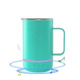 30 Pack 18OZ Factory Wholesale  Cool Beer Stainless Blue tooth Tumbler Music Cup Speaker