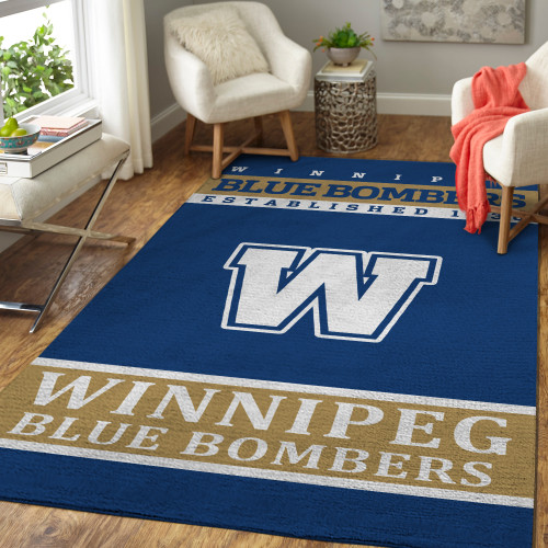 CFL Winnipeg Blue Bombers Edition Carpet & Rug