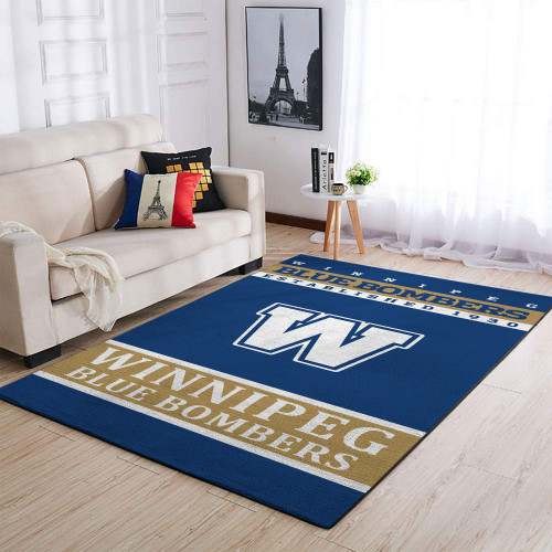 CFL Winnipeg Blue Bombers Edition Carpet & Rug