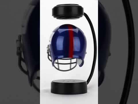 NFL New York Giants Rotating Levitating Hover Helmet with LED Lighting