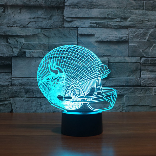 NFL Minnesota Vikings Edition 3D Night Light Lamp