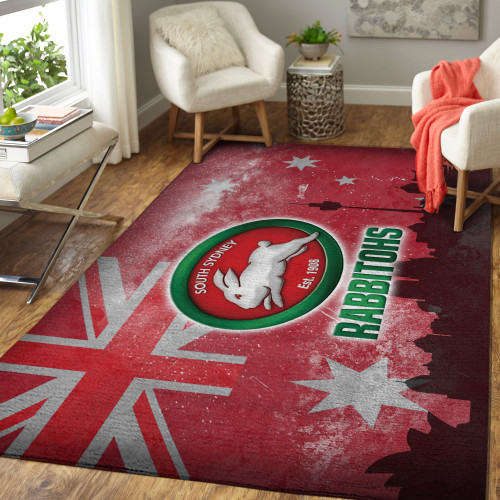 NRL South Sydney Rabbitohs Edition Carpet & Rug