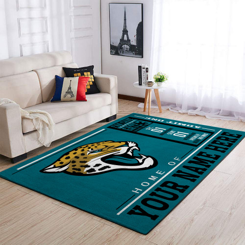 Custom NFL Jacksonville Jaguars Edition Carpet & Rug