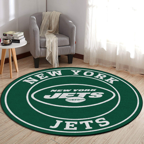NFL New York Jets Edition Round Rugs & Carpets