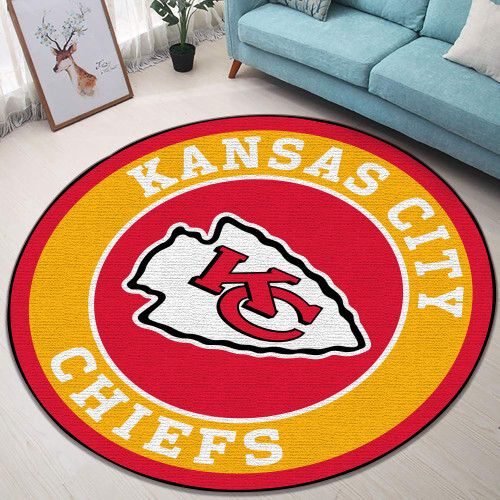 NFL Kansas City Chiefs Edition Round Rugs & Carpets