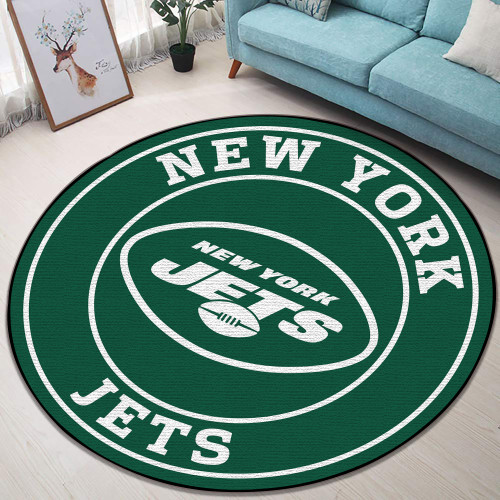 NFL New York Jets Edition Round Rugs & Carpets