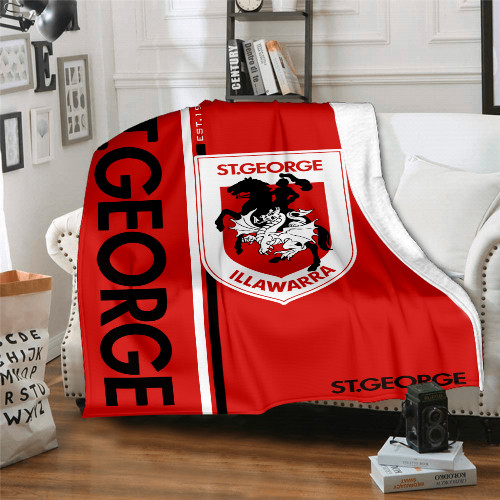 NRL St. George Illawarra Dragons Edition Blanket