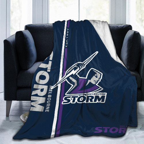 NRL Melbourne Storm Edition Blanket