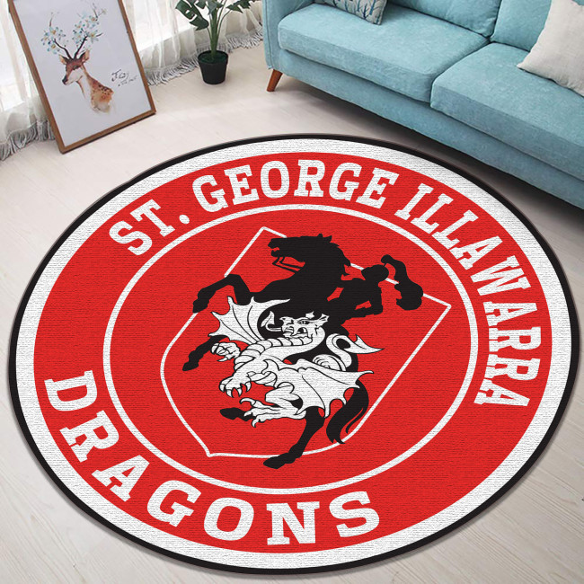 NRL St. George Illawarra Dragons Edition Round Rugs & Carpets