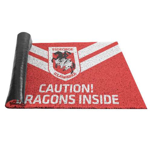 NRL St. George Illawarra Dragons Edition Edition Waterproof Welcome Door Mat