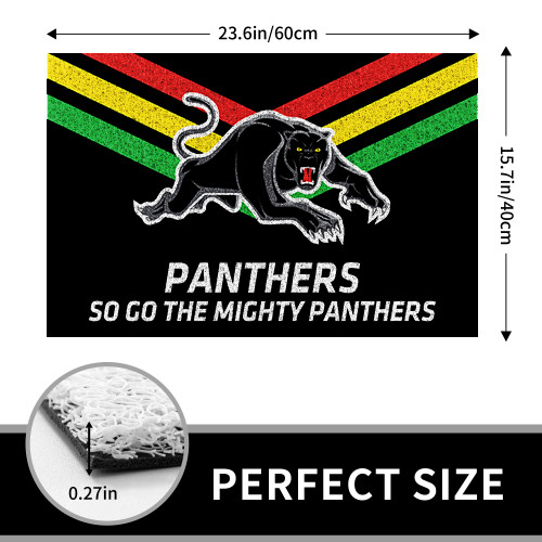 NRL Penrith Panthers Edition Edition Waterproof Welcome Door Mat