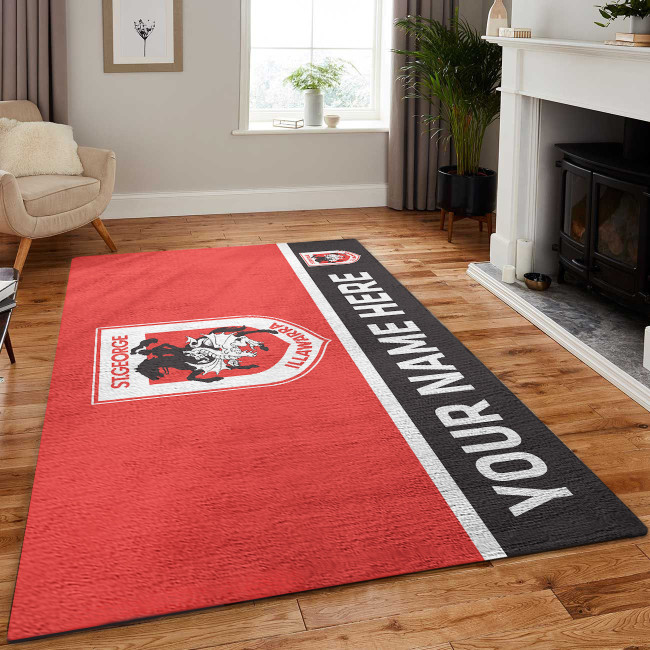 Custom NRL St. George Illawarra Dragons Edition Carpet & Rug