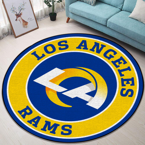 NFL Los Angeles Rams Edition Round Rugs & Carpets
