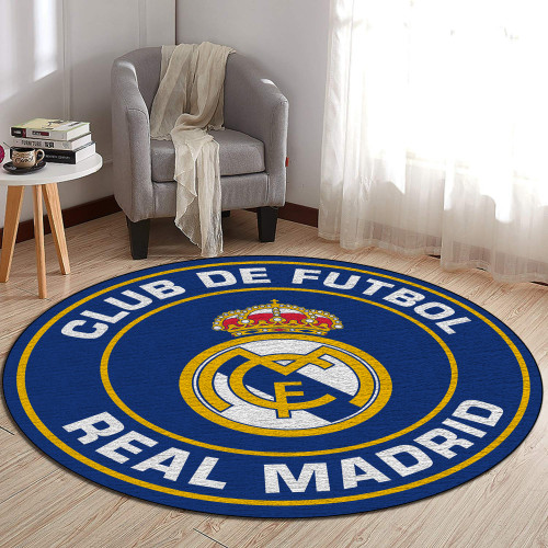 La Liga Real Madrid Edition Round Rugs & Carpets
