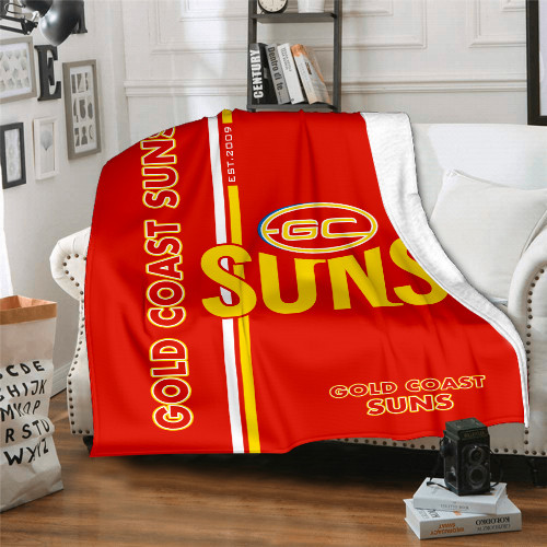 AFL Gold Coast Suns Edition Blanket