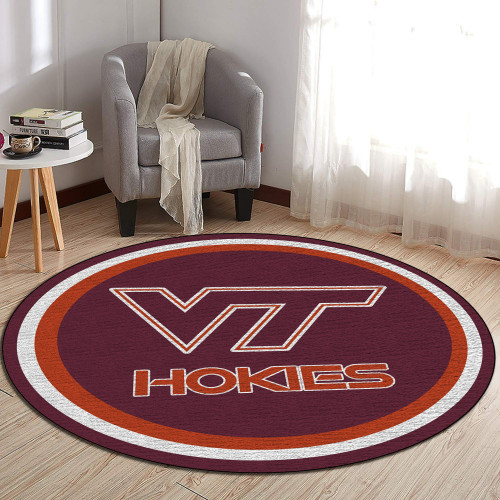 ACC Virginia Tech Hokies Edition Round Rugs & Carpets