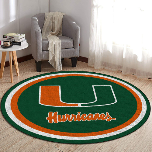 ACC Miami Hurricanes Edition Round Rugs & Carpets