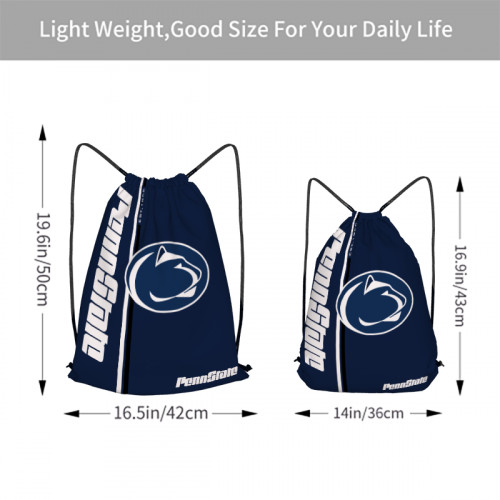 Big Ten Penn State Nittany Lions Edition Drawstring Backpack Sports Gym Bag