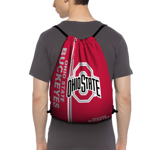 Big Ten Ohio State Buckeyes Edition Drawstring Backpack Sports Gym Bag