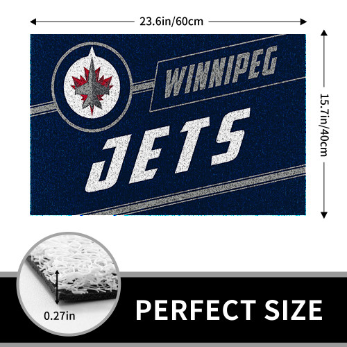 NHL Winnipeg Jets Edition Waterproof Welcome Door Mat
