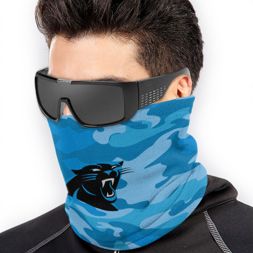 NFL Carolina Panthers Edition Neck Warmer Thermal Windproof Ski Neck Gaiter for Unisex