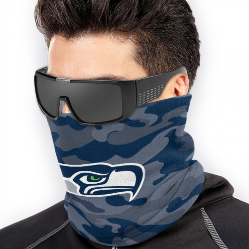 NFL Seattle Seahawks Edition Neck Warmer Thermal Windproof Ski Neck Gaiter for Unisex