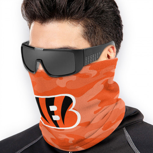 NFL Cincinnati Bengals Edition Neck Warmer Thermal Windproof Ski Neck Gaiter for Unisex