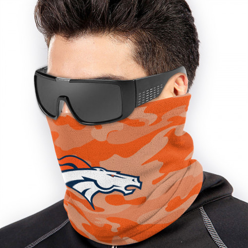 NFL Denver Broncos Edition Neck Warmer Thermal Windproof Ski Neck Gaiter for Unisex