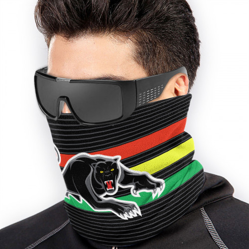 NRL Penrith Panthers Edition Neck Warmer Thermal Windproof Ski Neck Gaiter for Unisex