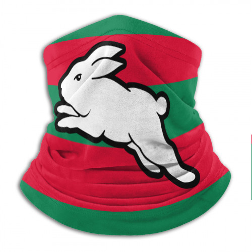 NRL South Sydney Rabbitohs Edition Neck Warmer Thermal Windproof Ski Neck Gaiter for Unisex