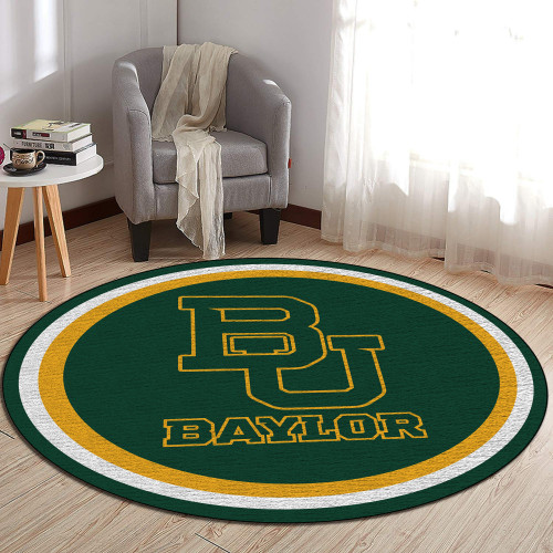 Big 12 Baylor Bears Edition Round Rugs & Carpets