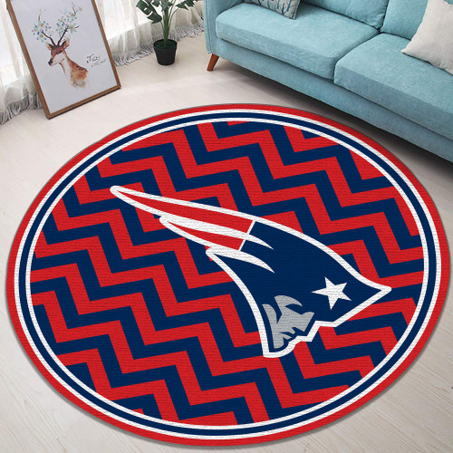 NFL New England Patriots Edition Round Rugs & Carpets