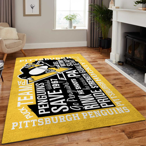 NHL Pittsburgh Penguins Edition Carpet & Rug