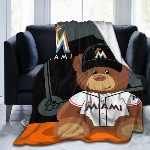 MLB Miami Marlins Edition Blanket
