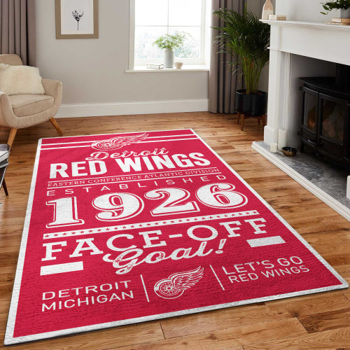 NHL Detroit Red Wings Edition Carpet & Rug