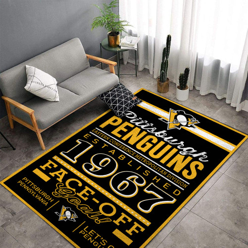NHL Pittsburgh Penguins Edition Carpet & Rug