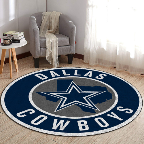 NFL Dallas Cowboys Edition Round Rugs & Carpets