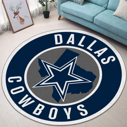 NFL Dallas Cowboys Edition Round Rugs & Carpets