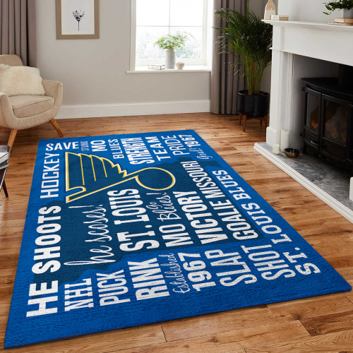 NHL St Louis Blues Edition Carpet & Rug