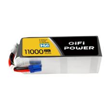 Gifipower 11000MAH 22.8V HV 25C 6S1P Lipo Battery Pack with EC5 Plug