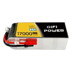 Gifipower 17000mAh 22.8V 15C 6S1P HV High Voltage Lipo Battery with AS150+XT150 Plug
