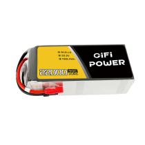 Gifipower 22000mAh 22.2V 30C 6S1P Lipo Battery Pack Plastic with AS150+XT150 Plug