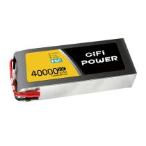Gifipower 40000mAh HV Lipo Battery 6S 10C 22.8V Made of Durable Plastic with AS150+AS150 Plug
